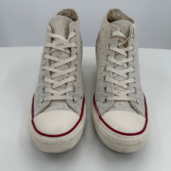 Converse Chuck Taylor All Star Lux White High-Top Sneakers size 9 547191C - Picture 4 of 11